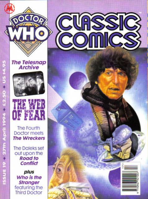 Doctor Who Clasic Comic #19 - 27 April 1994 comic cover