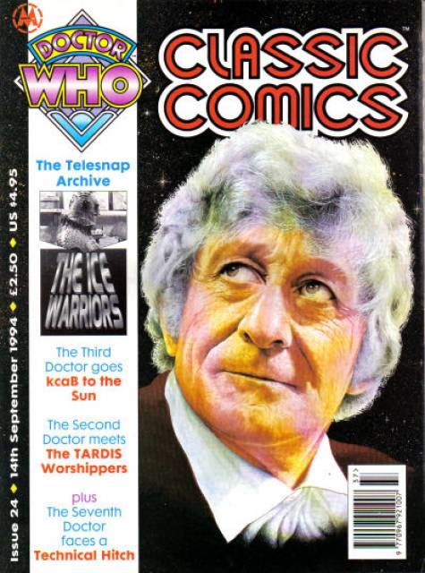 Doctor Who Clasic Comic #24 - 14 September 1994 comic cover