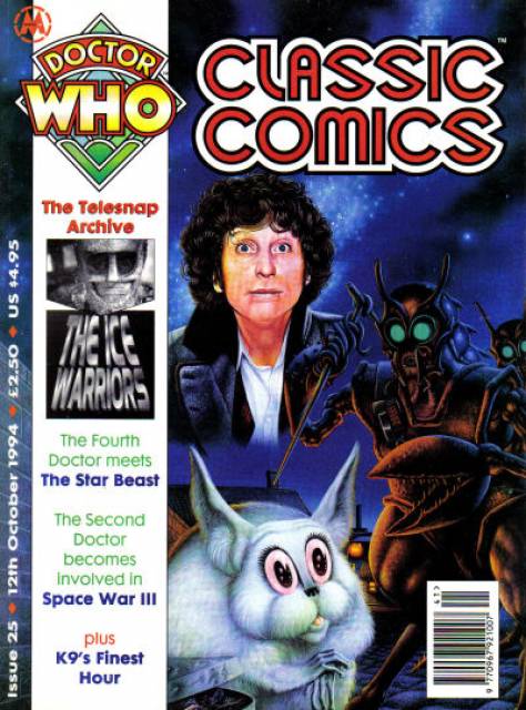 Doctor Who Clasic Comic #25 - 12 October 1994 comic cover