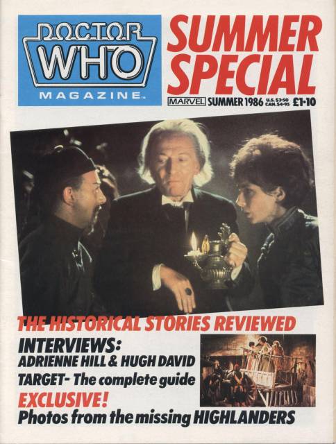 Doctor Who Summer Special 1986 comic cover