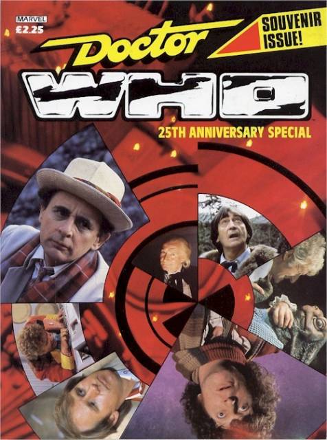 Doctor Who 25th Anniversary Special 1988 comic cover
