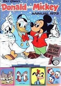 Donald And Mickey Annual 1973 comic cover