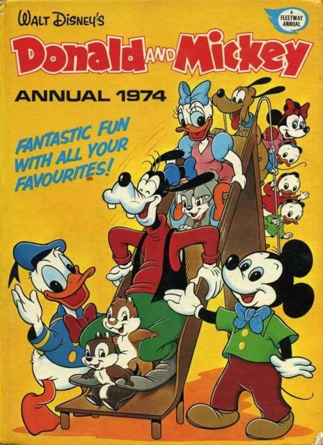 Donald And Mickey Annual 1974 comic cover
