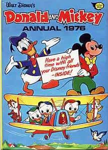 Donald And Mickey Annual 1976 comic cover