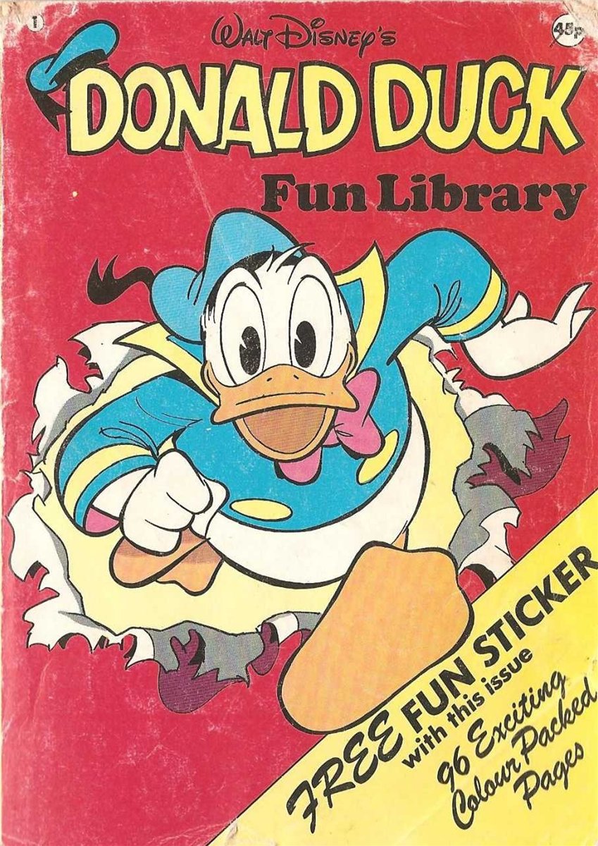 Donald Duck Fun Library #1 comic cover