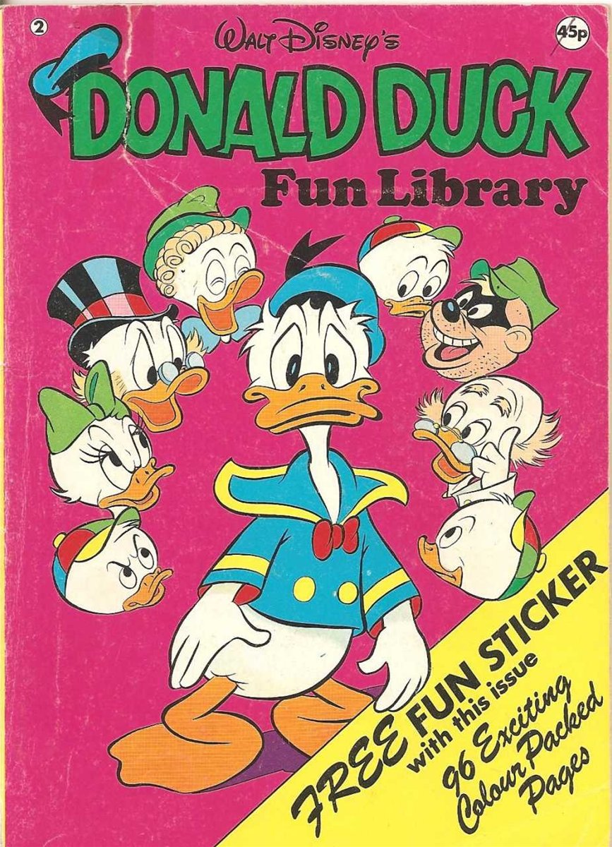Donald Duck Fun Library #2 comic cover