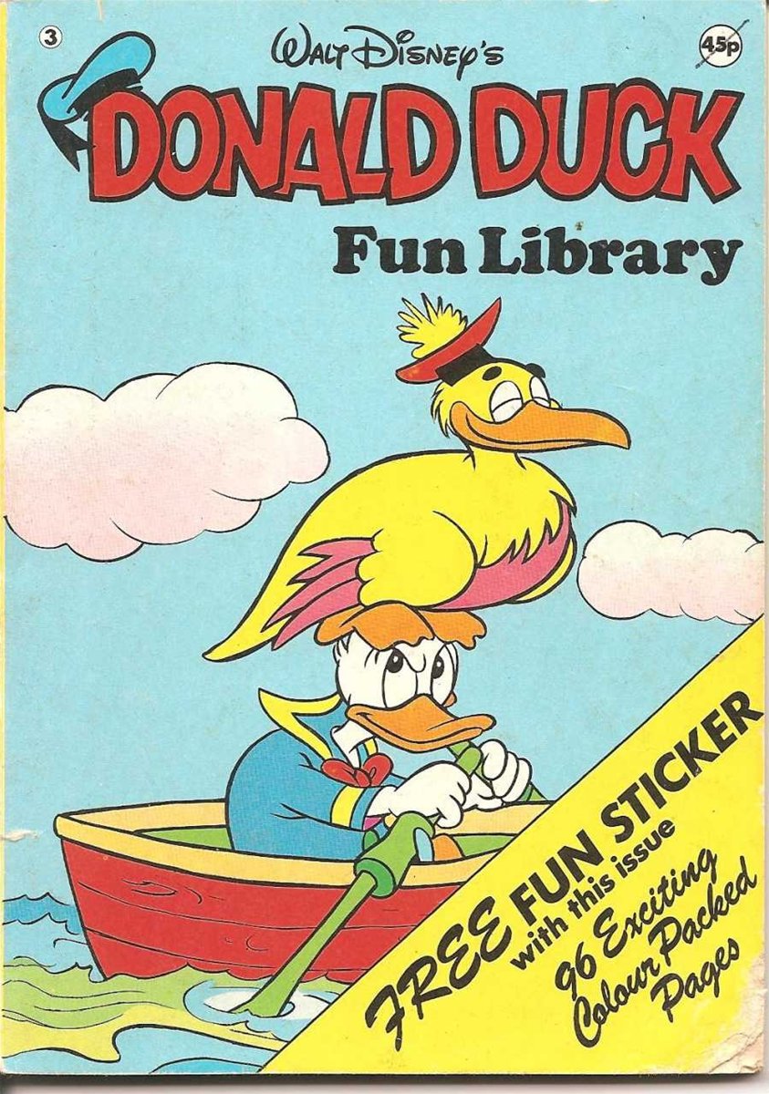 Donald Duck Fun Library #3 comic cover