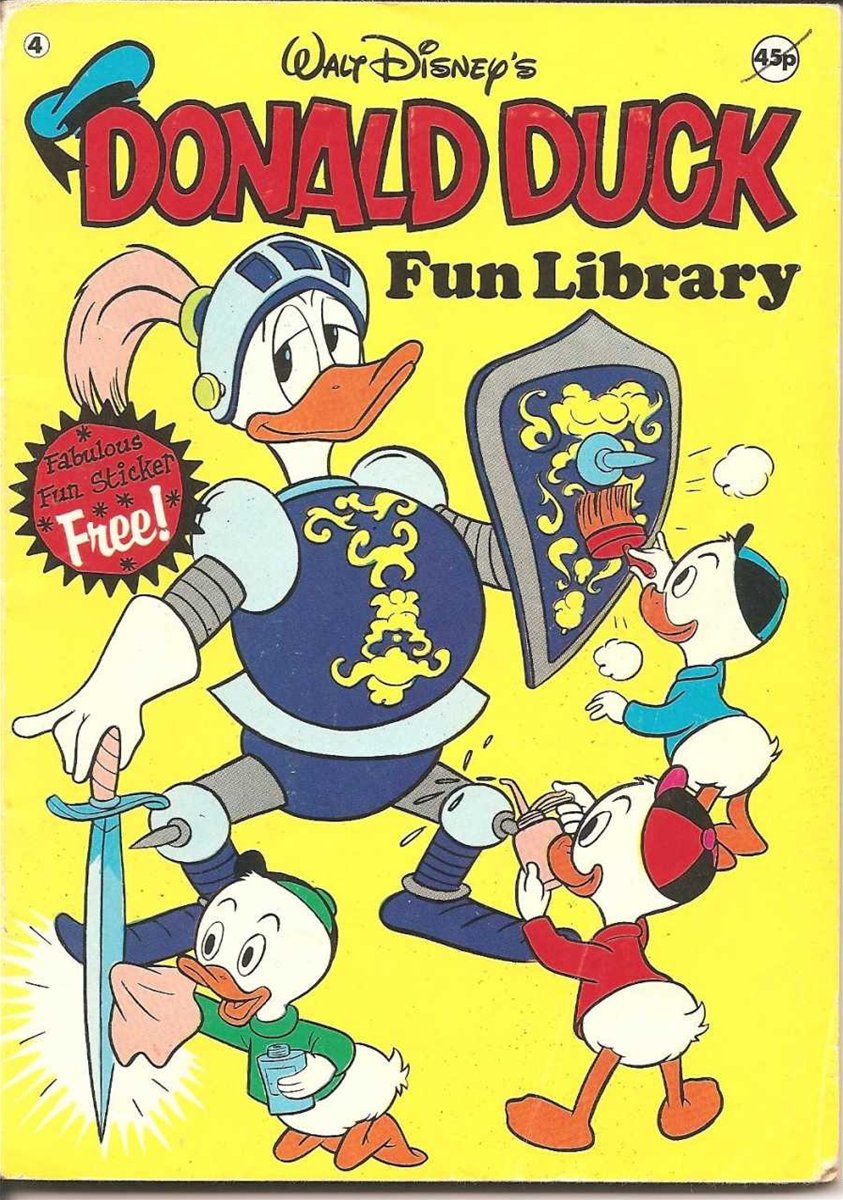 Donald Duck Fun Library #4 comic cover
