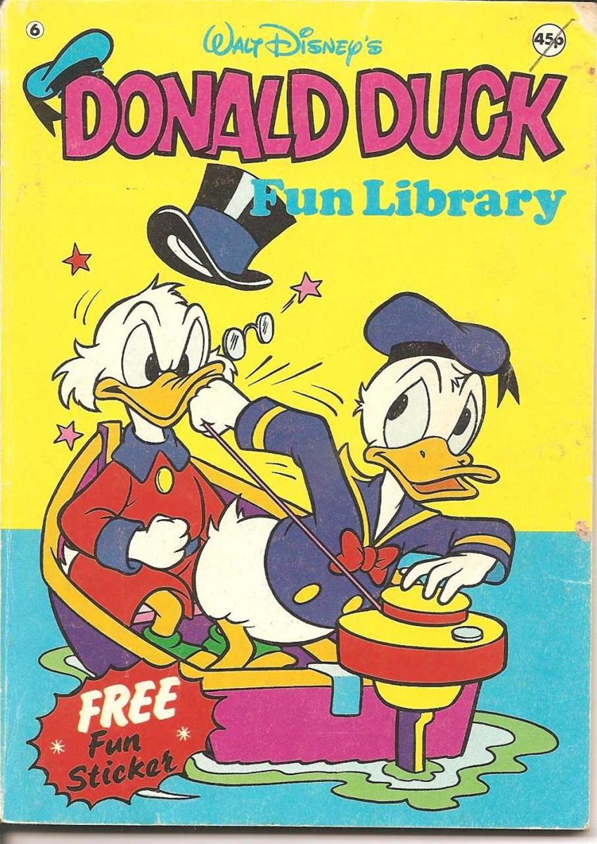 Donald Duck Fun Library #6 comic cover