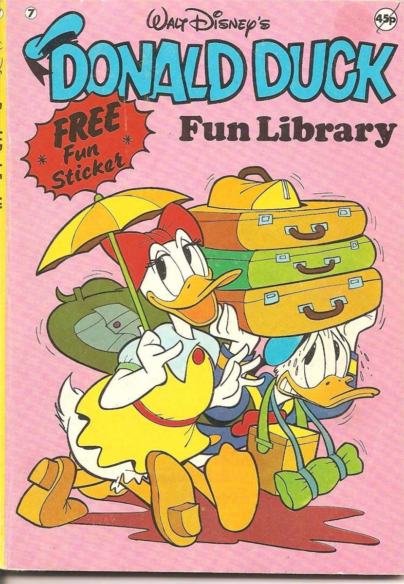 Donald Duck Fun Library #7 comic cover
