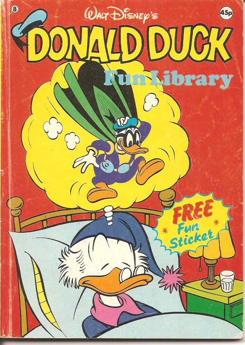 Donald Duck Fun Library #8 comic cover