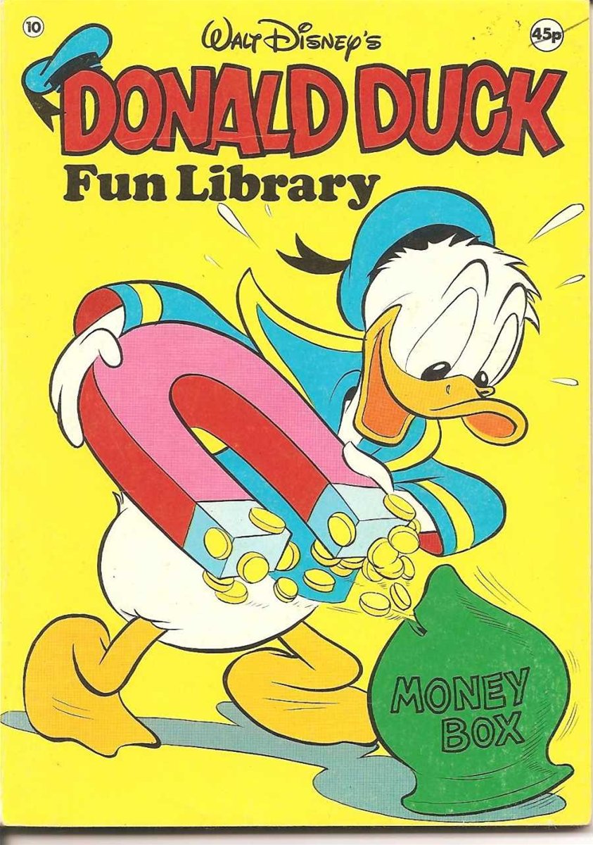Donald Duck Fun Library #10 comic cover