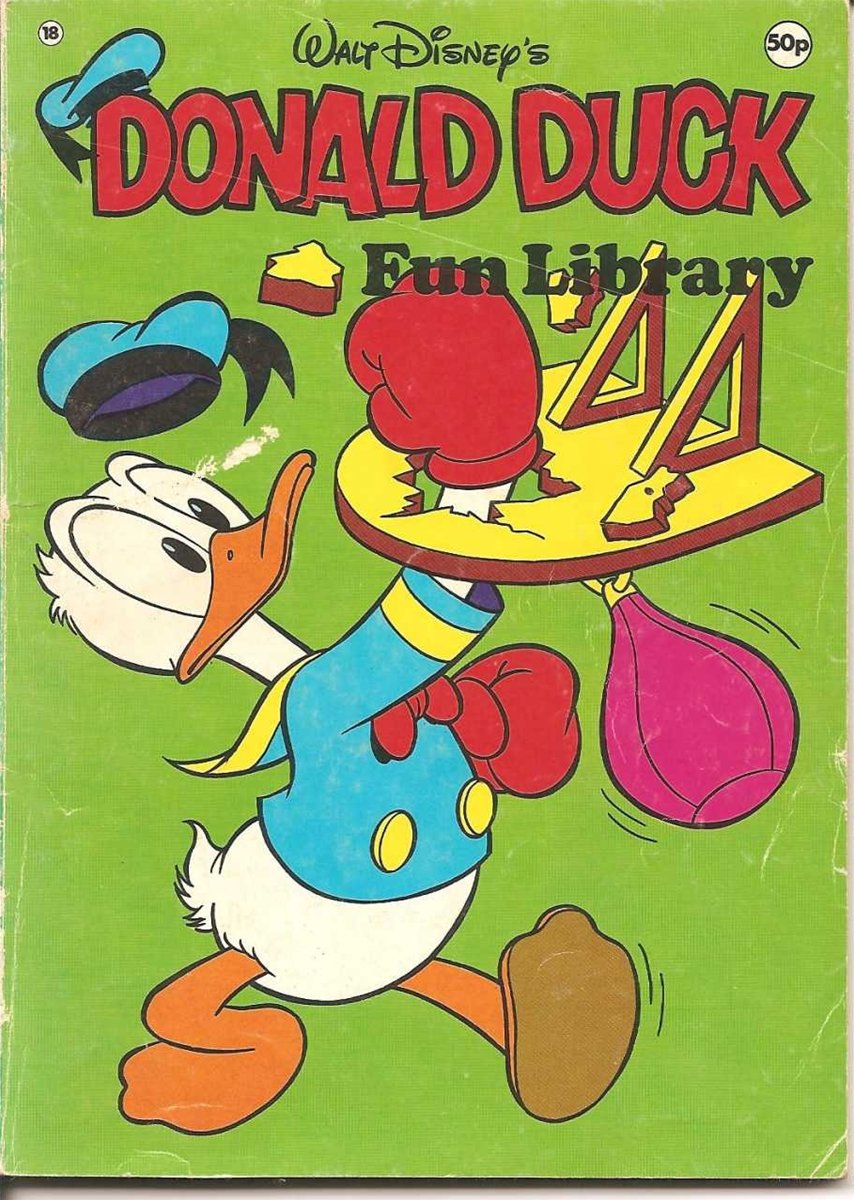 Donald Duck Fun Library #18 comic cover