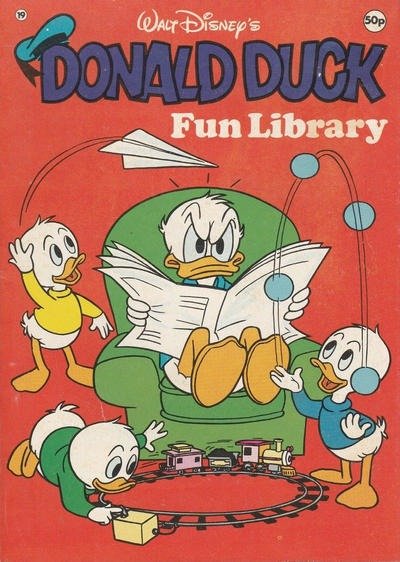 Donald Duck Fun Library #19 comic cover
