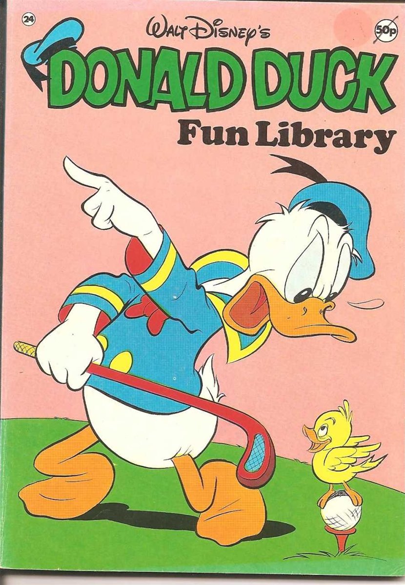 Donald Duck Fun Library #24 comic cover