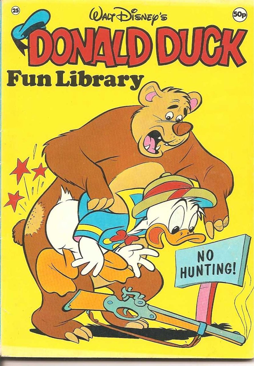 Donald Duck Fun Library #25 comic cover