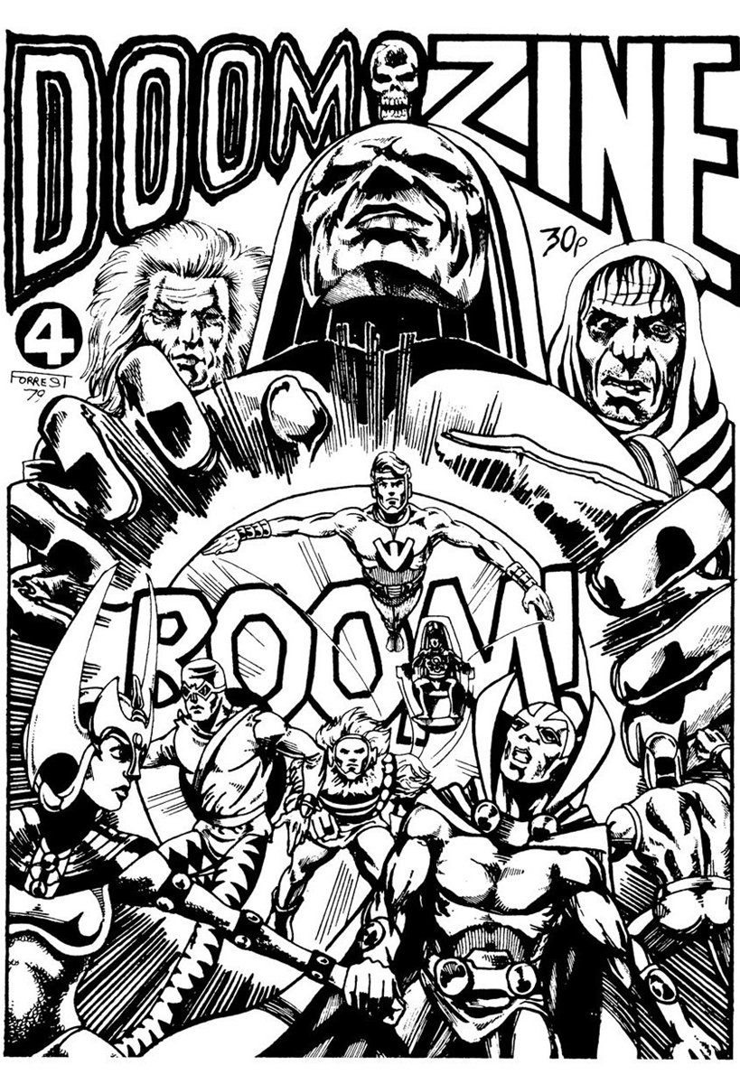 Doom Zine #4 comic cover