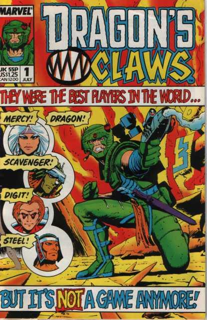 Dragons Claws #1 comic cover
