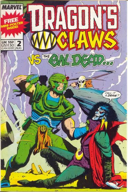 Dragons Claws #2 comic cover