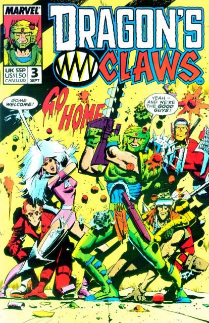 Dragons Claws #3 comic cover