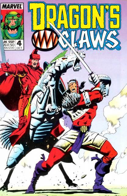 Dragons Claws #4 comic cover