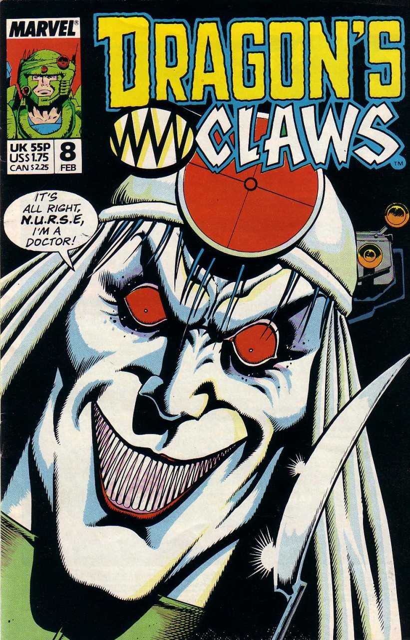 Dragons Claws #8 comic cover