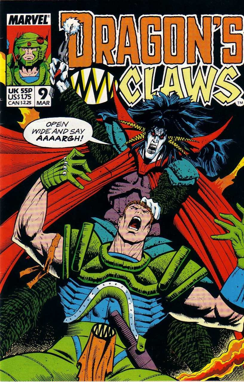 Dragons Claws #9 comic cover
