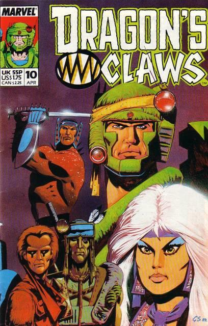 Dragons Claws #10 comic cover