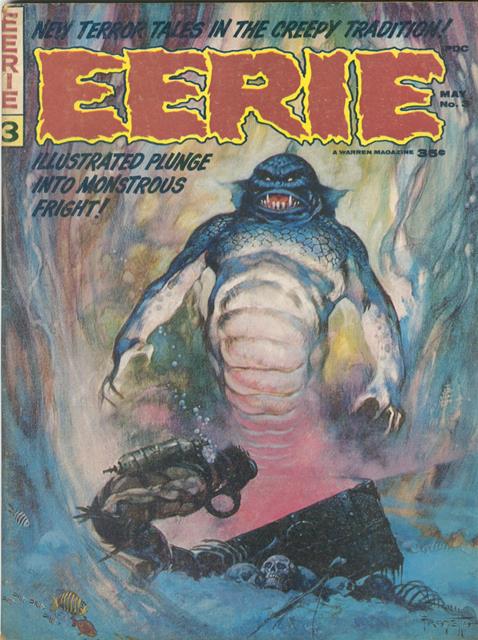 Eerie Warren Magazine #3 comic cover