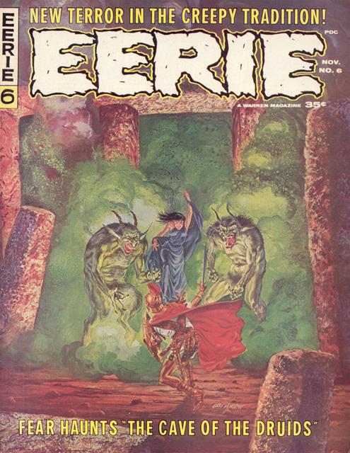 Eerie Warren Magazine #6 comic cover