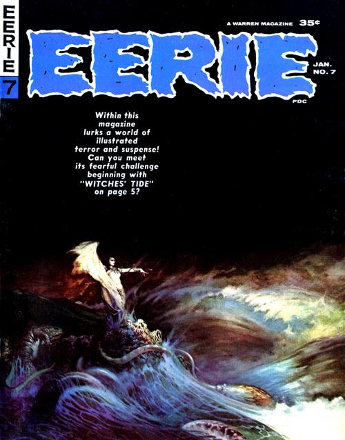 Eerie Warren Magazine #7 comic cover