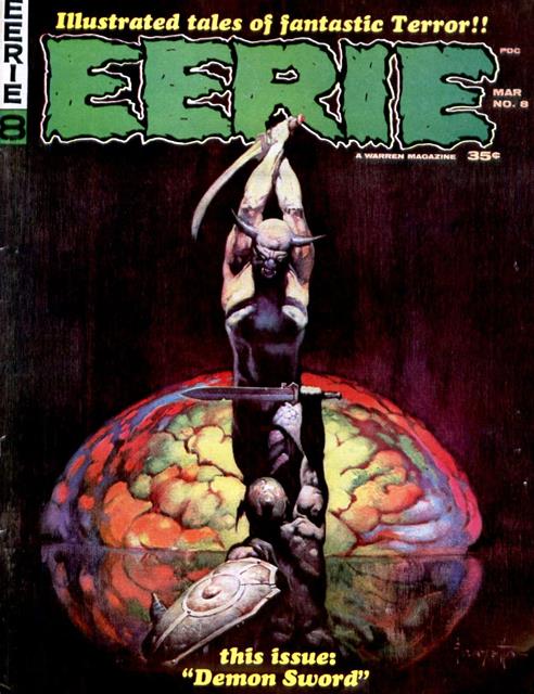 Eerie Warren Magazine #8 comic cover