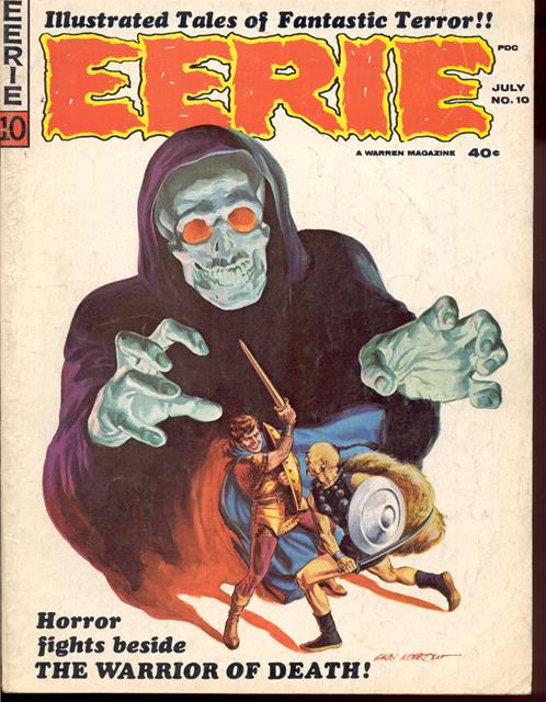Eerie Warren Magazine #10 comic cover