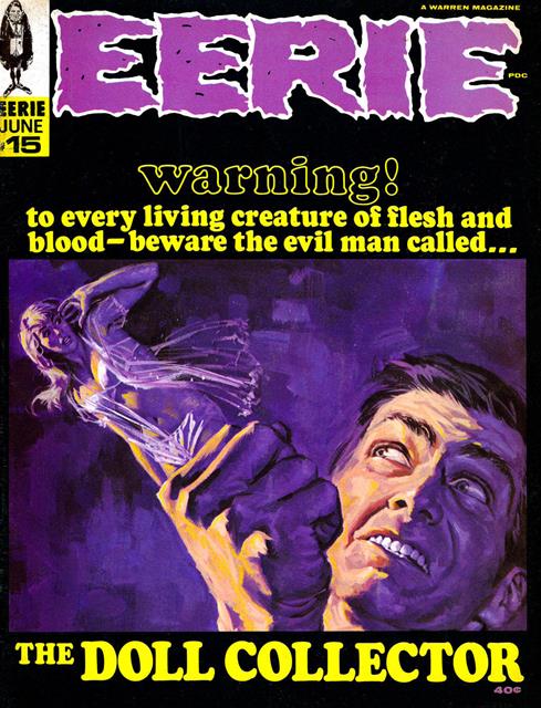 Eerie Warren Magazine #15 comic cover