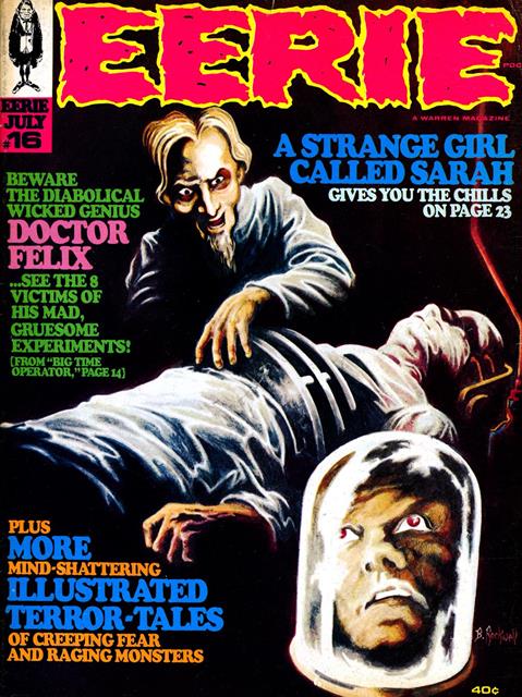 Eerie Warren Magazine #16 comic cover