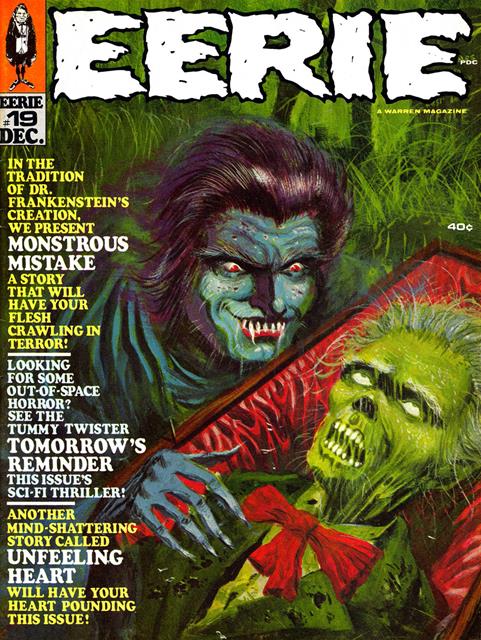 Eerie Warren Magazine #19 comic cover