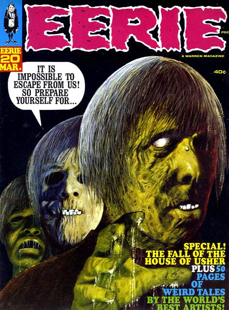 Eerie Warren Magazine #20 comic cover