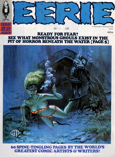Eerie Warren Magazine #22 comic cover