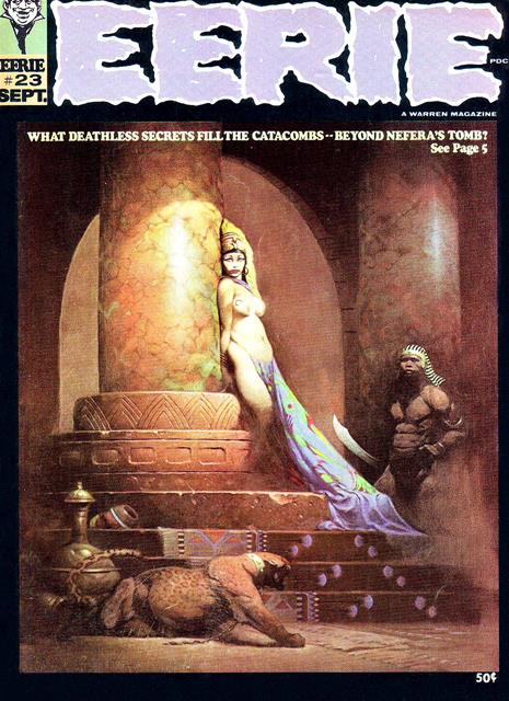 Eerie Warren Magazine #23 comic cover