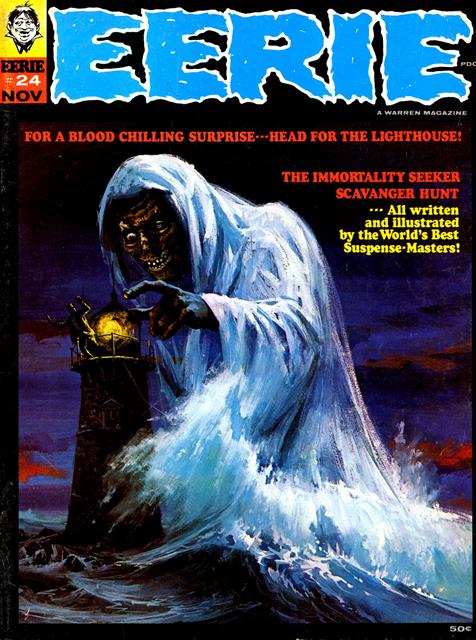 Eerie Warren Magazine #24 comic cover