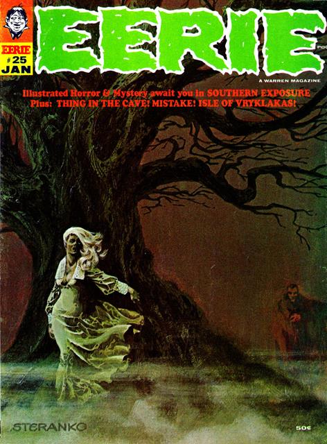 Eerie Warren Magazine #25 comic cover