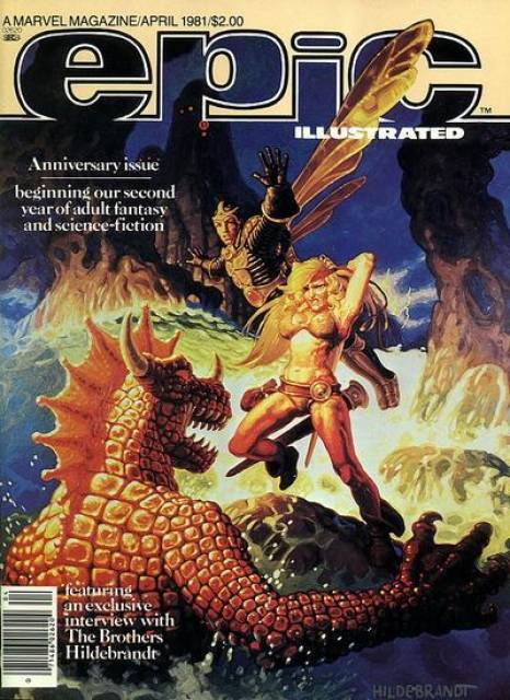 Epic Illustrated #5 comic cover