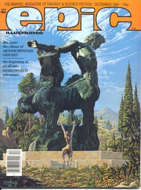 Epic Illustrated #9 comic cover