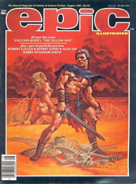 Epic Illustrated #19 comic cover