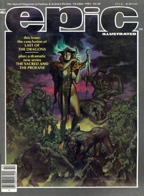 Epic Illustrated #20 comic cover