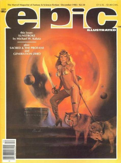Epic Illustrated #21 comic cover
