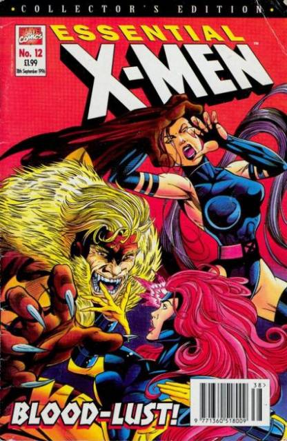 Essential X-Men Vol 1 #12 comic cover