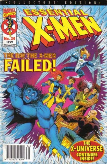 Essential X-Men Vol 1 #24 comic cover