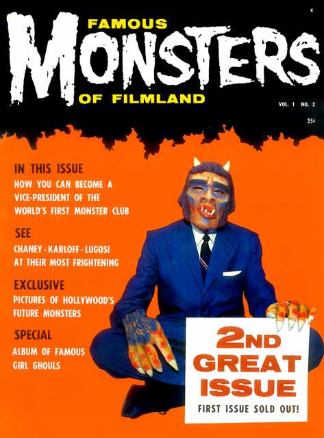 Famous Monsters of Filmland #2 comic cover