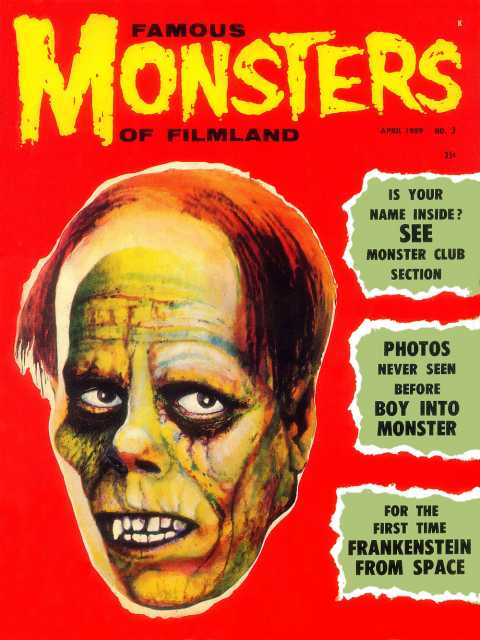 Famous Monsters of Filmland #3 comic cover